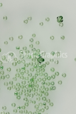 Girls accesories- sand green beads 