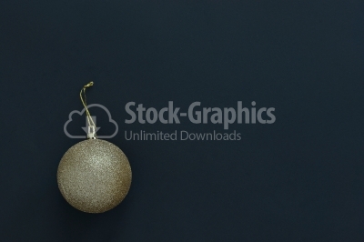 Gold Christmas Ornament