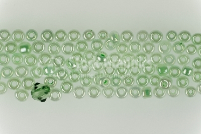 Green sand beads 