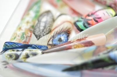 Hand painted Artificial Finger Nails