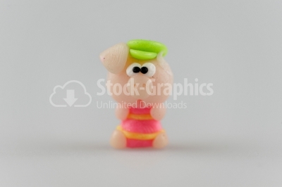 Happy Pig toy - Stock Image