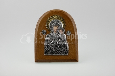 Icon of Mother Mary - Stock Image