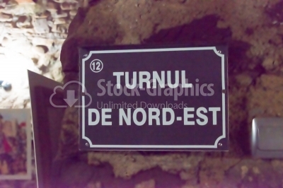 Indicating sign for a tower