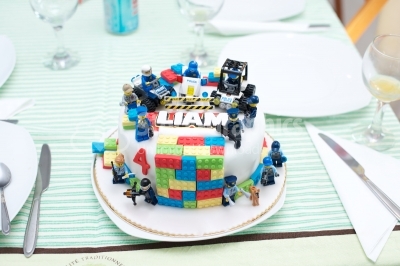 Lego decorated cake
