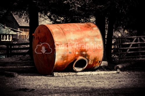 Metal septic tank