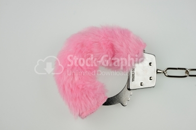 Pink Fluffy Hand Cuffs