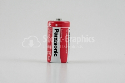 Red Battery - Stock Image