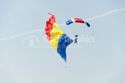 Romanian skydivers