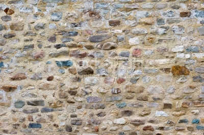 Small Rocks on a wall