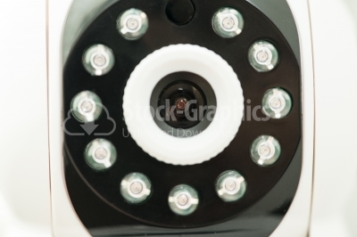 Spherical Flush Mount Dome Security Camera