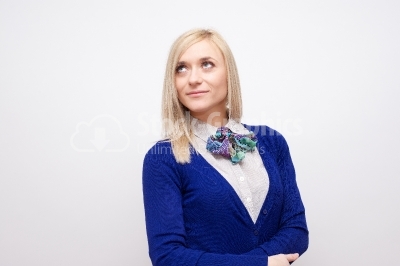 Thinking Young Woman