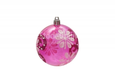 Transparent bauble for christmas