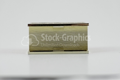 Watch in box - Stock Image