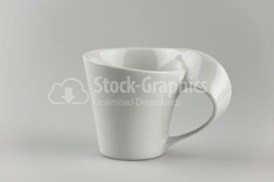White porcelain mug