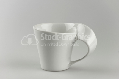 White porcelain mug image