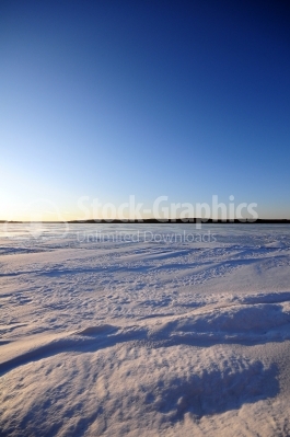 Winter landscape - Stock Image