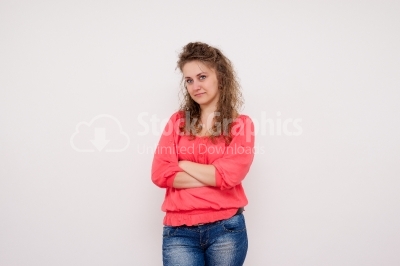 Woman with arms crossed