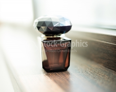 Women's perfume in beautiful bottle