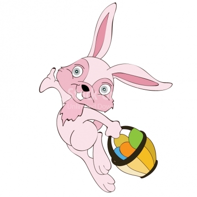  Easter Bunny girl - Illustration