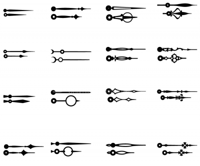 32 Vector ancient pointers