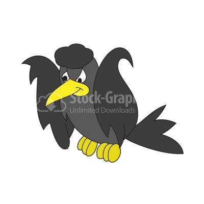 Angry crow