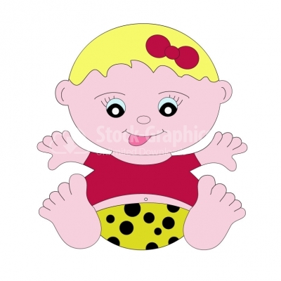 Baby girl - Illustration