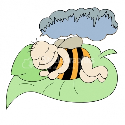 Bee sleeping