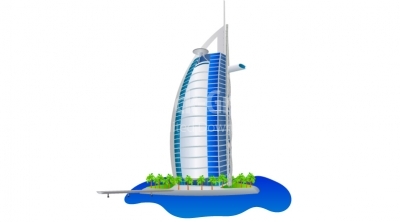 Burj Al Arab Vector Illustration