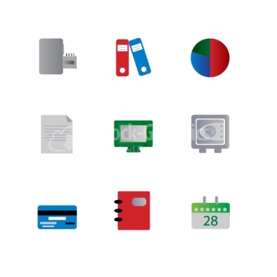 Business & Office Icons - Illustration