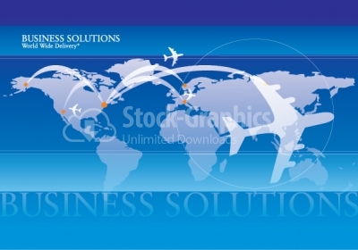 Business solutions vector background