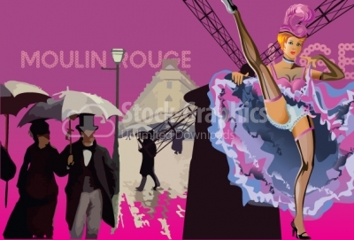 Cabaret dancer in a nice corset