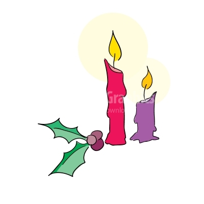 Candles Vector Clipart