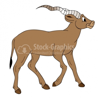 Cartoon Goat - Illustration