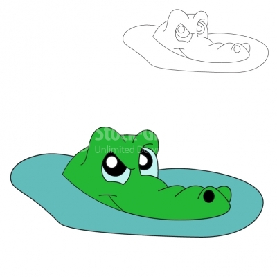Crocodile- Illustration