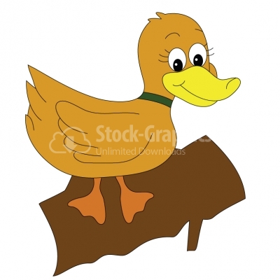 Cute duck - Illustration