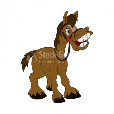 Donkey cartoon - Illustration