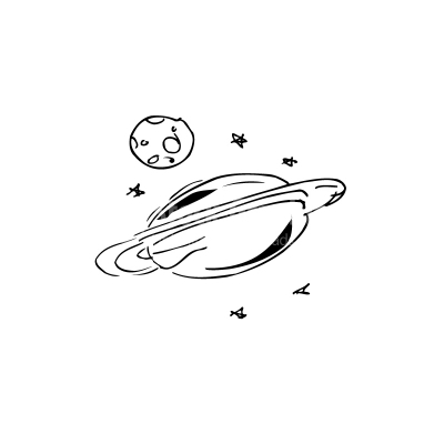 Drawings of planets