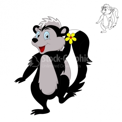 Happy skunk 