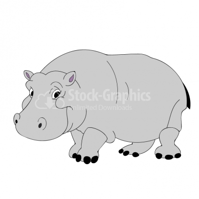Hippopotamus - Illustration