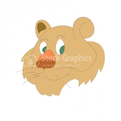 Lion cartoon - Illustration