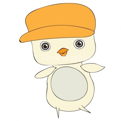 Little chick with hat