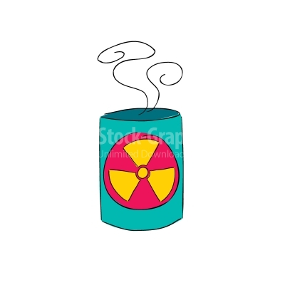 Radioactive Waste Drum