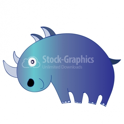 Rhino Cartoon - Illustration