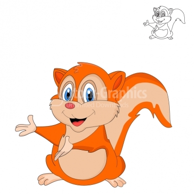 Squirrel - Illustration