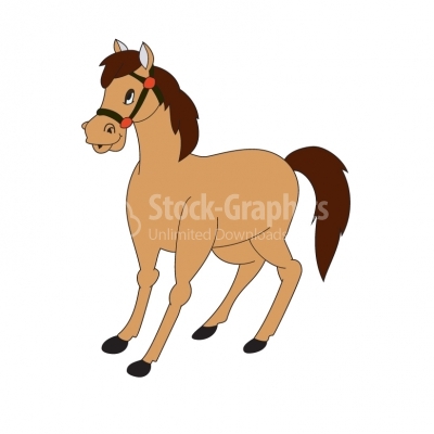 Standing Horse - Illustration