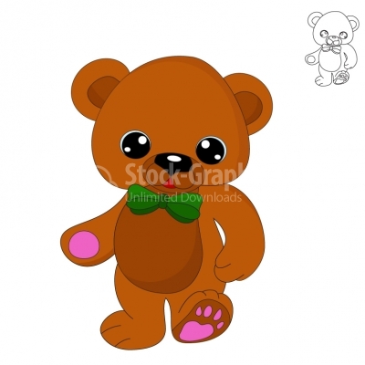 Teddy Bear Cartoon - Illustration