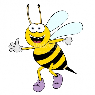 Wasp Cartoon - Illustration