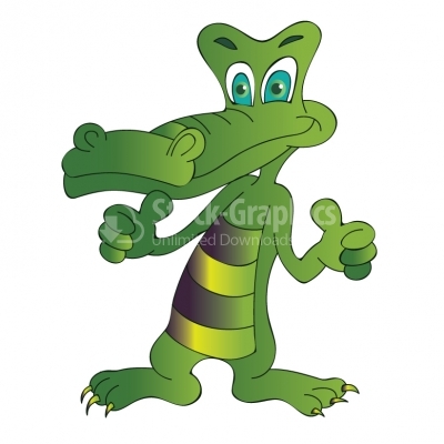 Young crocodile - Illustration